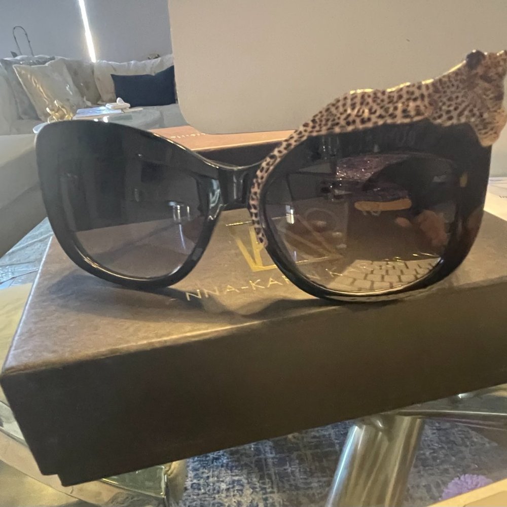 Anna-Karin Karlsson Rose et la Mer Leopard Sunglasses